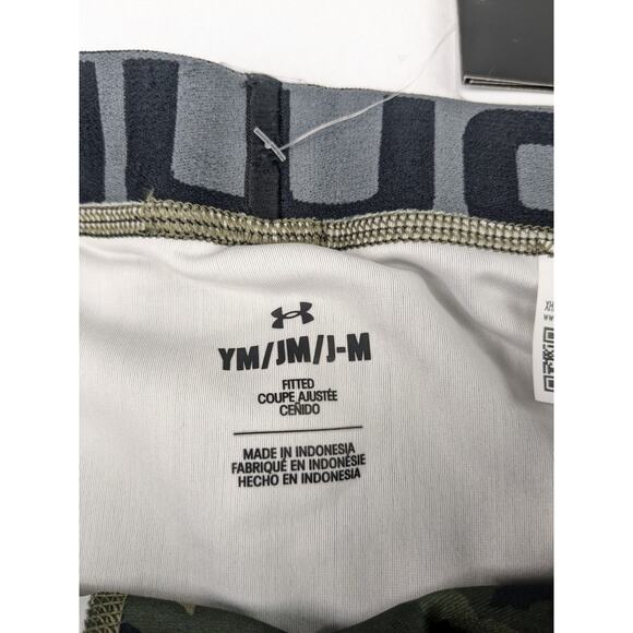 Under Armour Boys Fitted Camo Leggings - Youth Medium - Picture 5 of 6